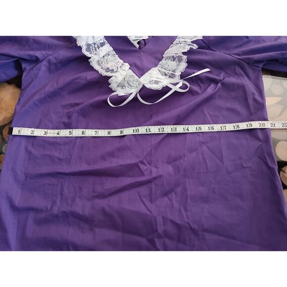 Vintage Pitchfork Brand Country Western Line Dancing Skirt and Top Set Purple S - Picture 5 of 12